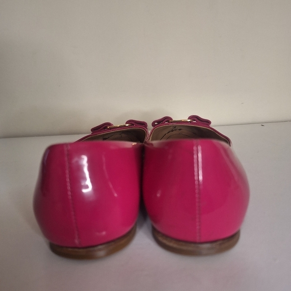 Salvatore Ferragamo Varina flats pink patent leather ballet flats SZ 7.5 - Picture 5 of 16